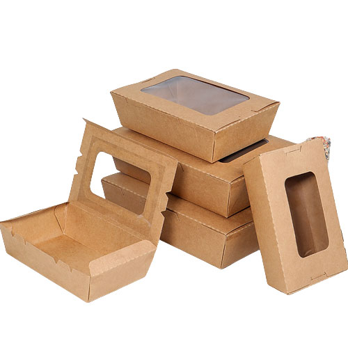 1200ml Food packaging box with Window for Fruit salad