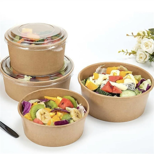 500ml Kraft Paper Salad Bowl