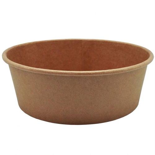 900ml Disposable Kraft Paper Salad Bowl