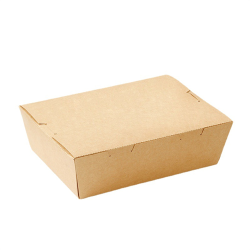 500ml Disposable Kraft Paper Lunch Box