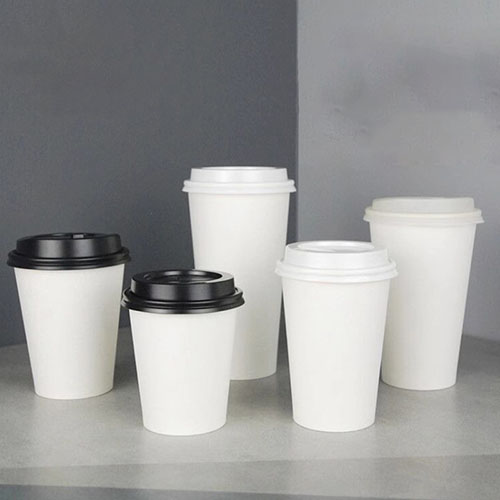 12oz Single Wall Coffee Cups with Lid
