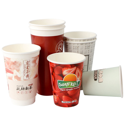 8oz/10oz/12oz/16oz Christmas Print Hot Drink Paper Cup